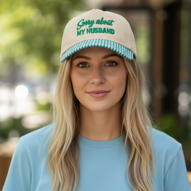 Sorry About My Husband Trucker Hat