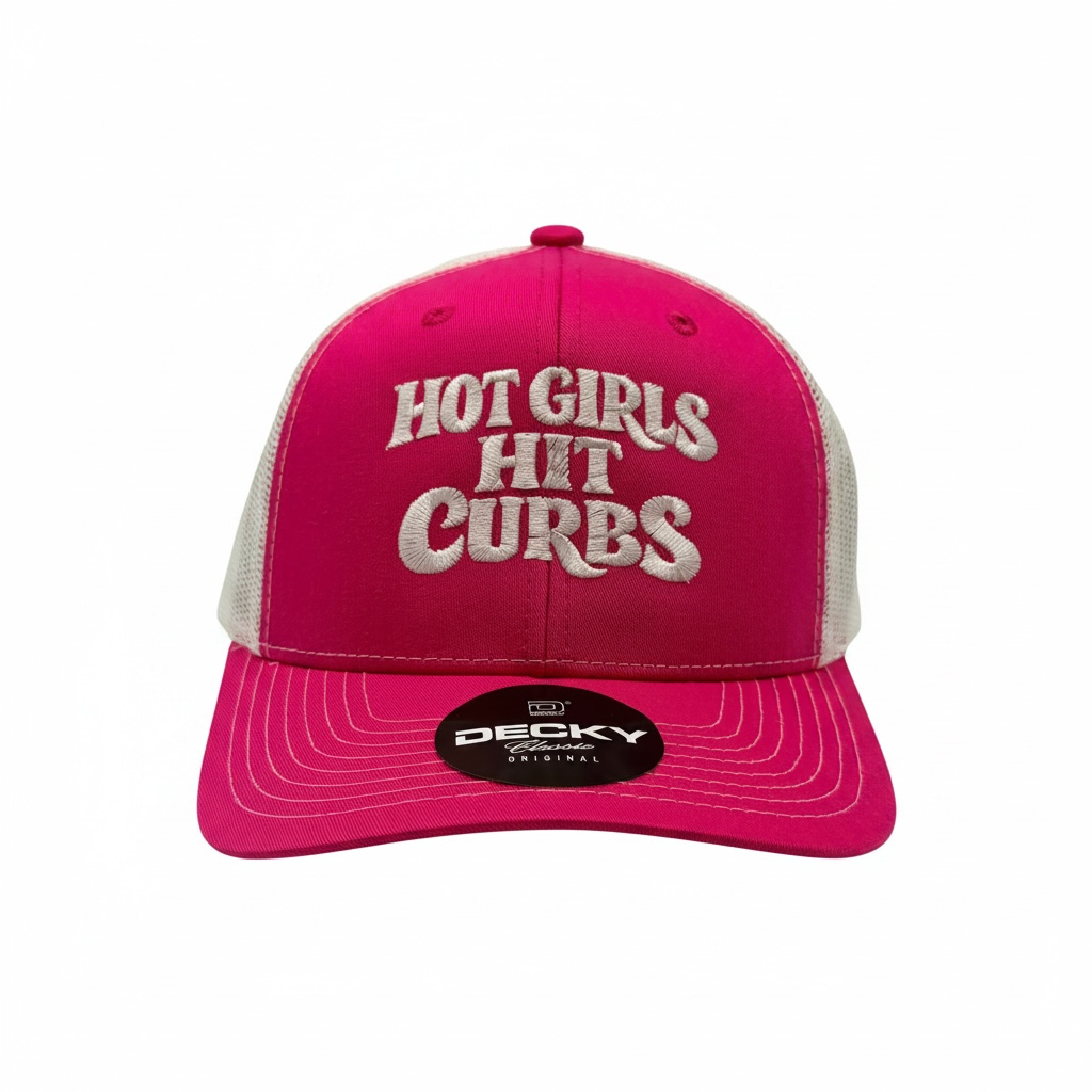 Hot Girls Hit Curbs Trucker Hat