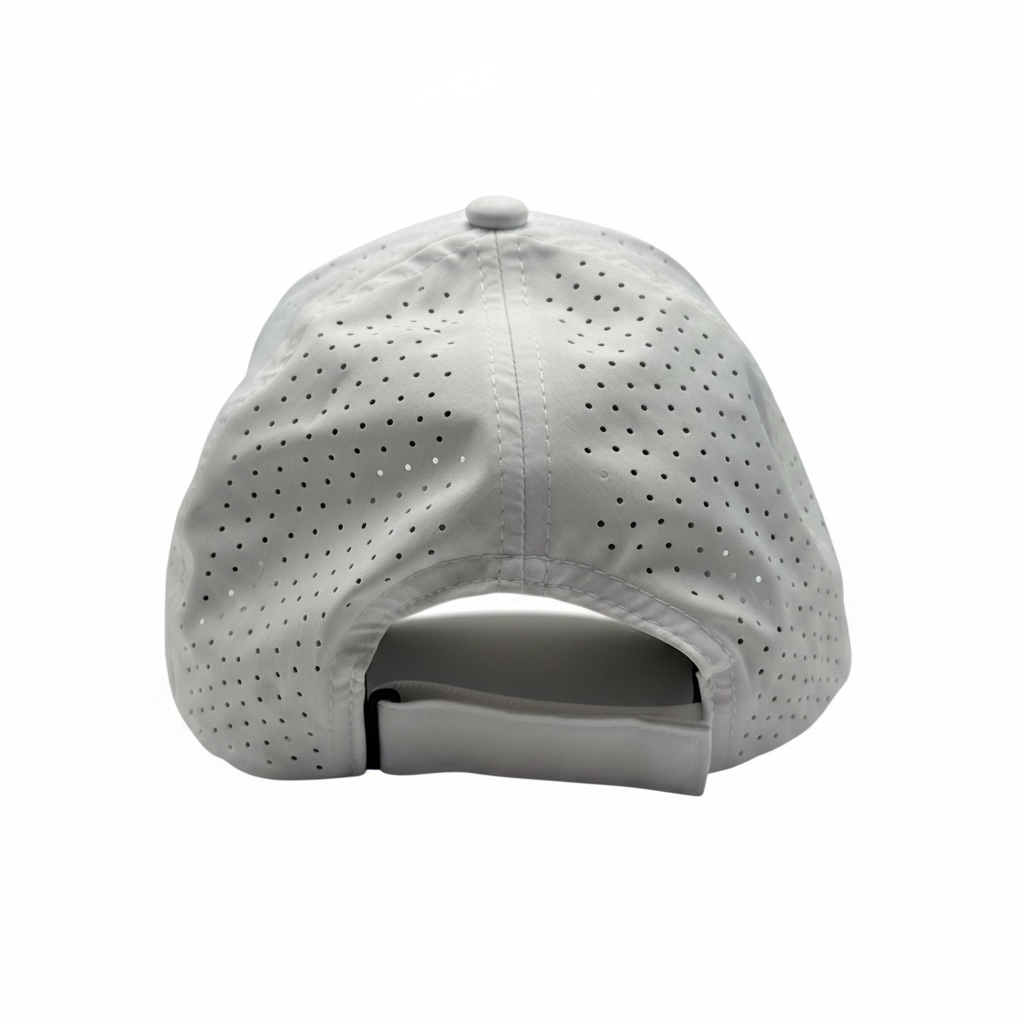 Titties - White Perforated 7 Panel Golf Cap