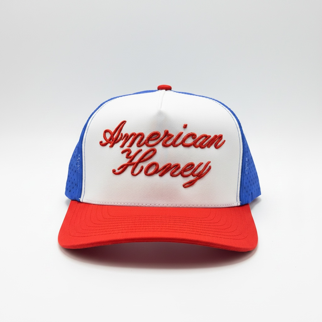 American Honey Trucker Hat – Premium 3D Puff Embroidery