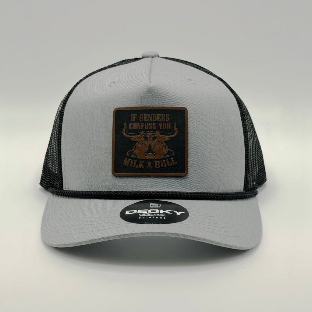 If Genders Confuse You Milk a Bull Trucker Hat