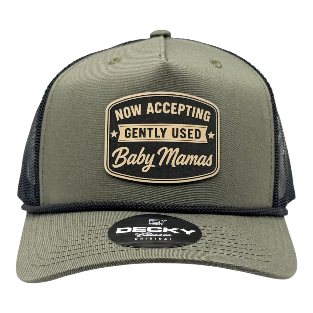 Now Accepting Gently Used Baby Mamas – Rope Trucker Hat