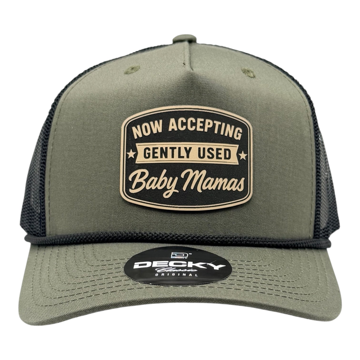 Now Accepting Gently Used Baby Mamas – Rope Trucker Hat