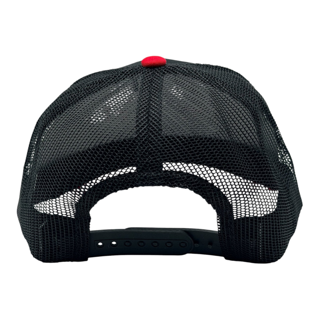 Guns, Titties, Beer & Freedom – Red & Black Trucker Hat